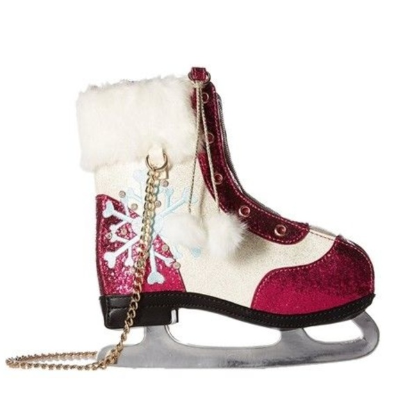 Betsey Johnson Handbags - Betsey Johnson SNOWFLAKE ICE SKATE CROSSBODY